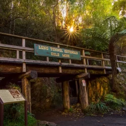 walhalla long gold mine tunnel